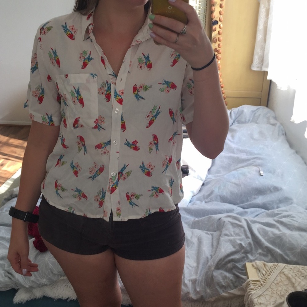 Parrot Aloha Shirt